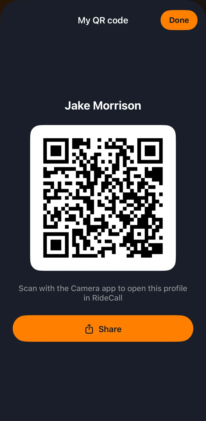 Add friends in person